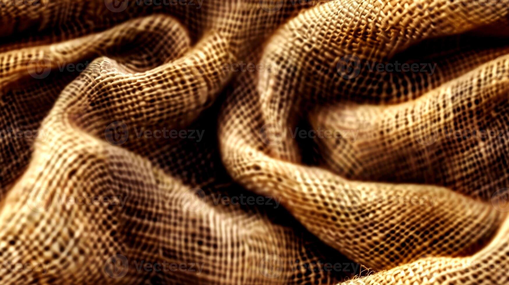 Soft fabric with a natural texture showcases various shades of coffee colors, creating an inviting and warm atmosphere ideal for design and decor projects photo