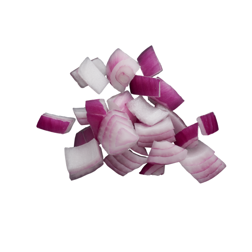 close up of Chop onion png