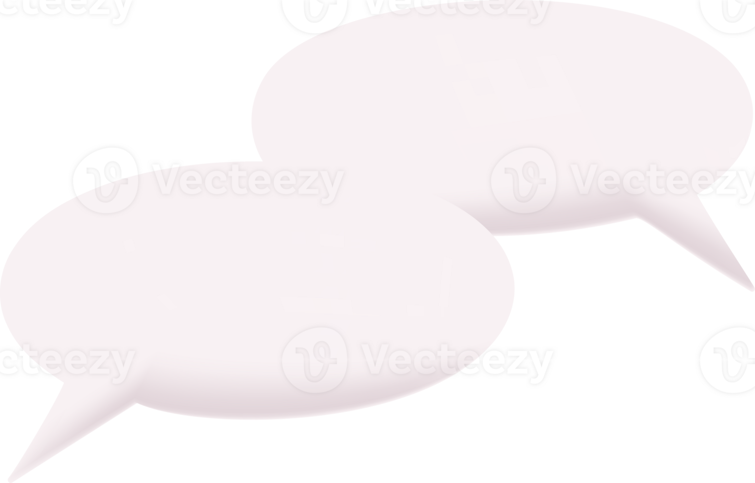 Two Minimalist Speech Bubble png