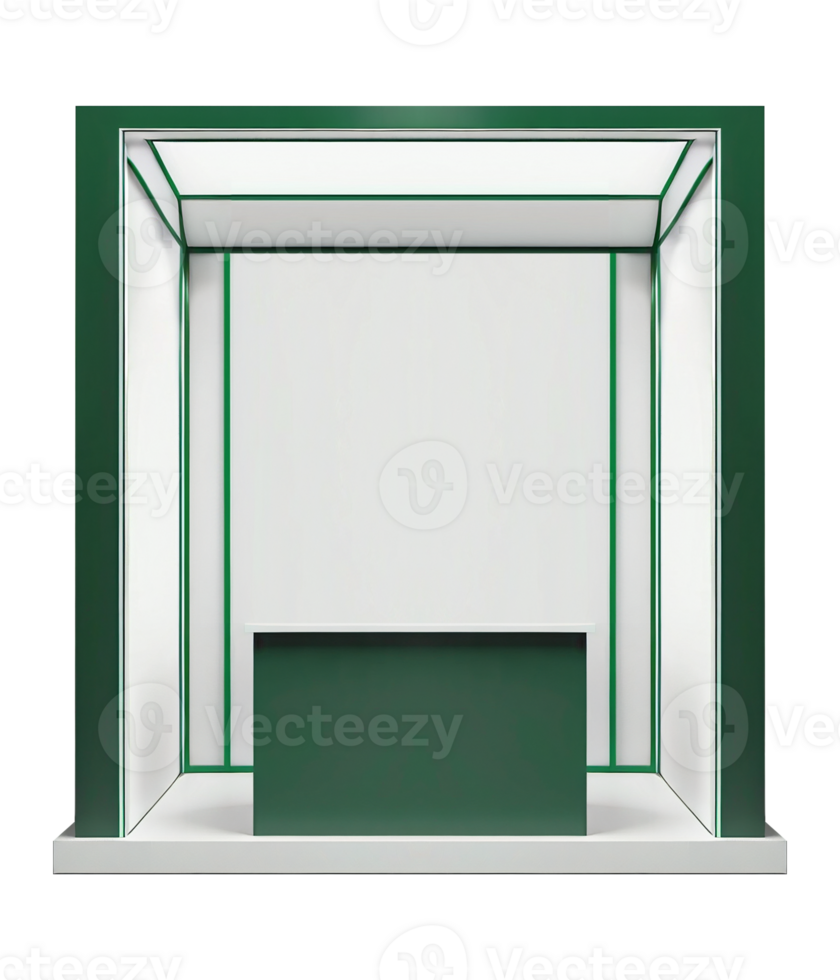Event Booth Product Showcase Display Exhibition Commercial Show Mockup Design png
