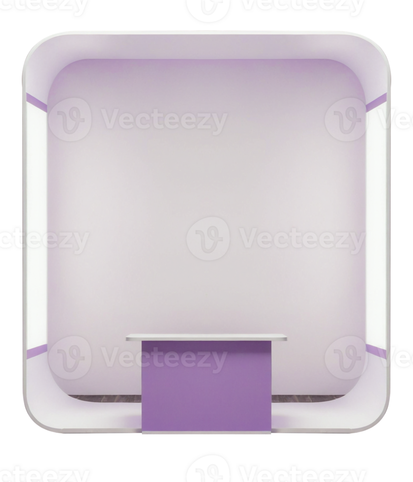 Modern Booth Mockup Design png