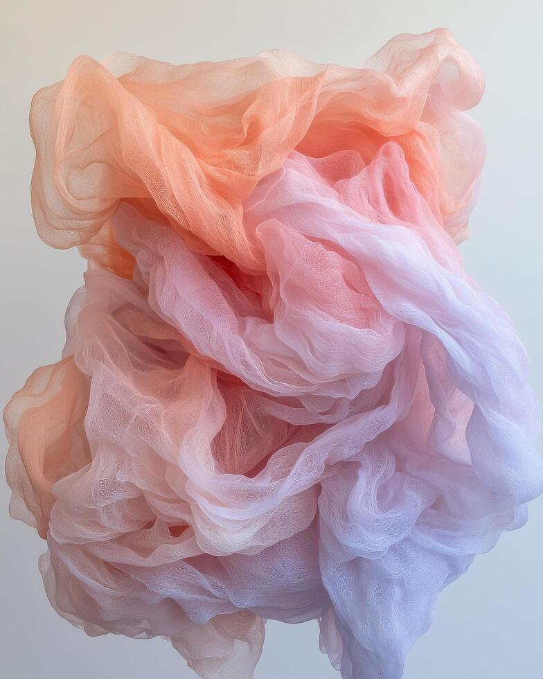 Abstract pastel fabric texture background photo