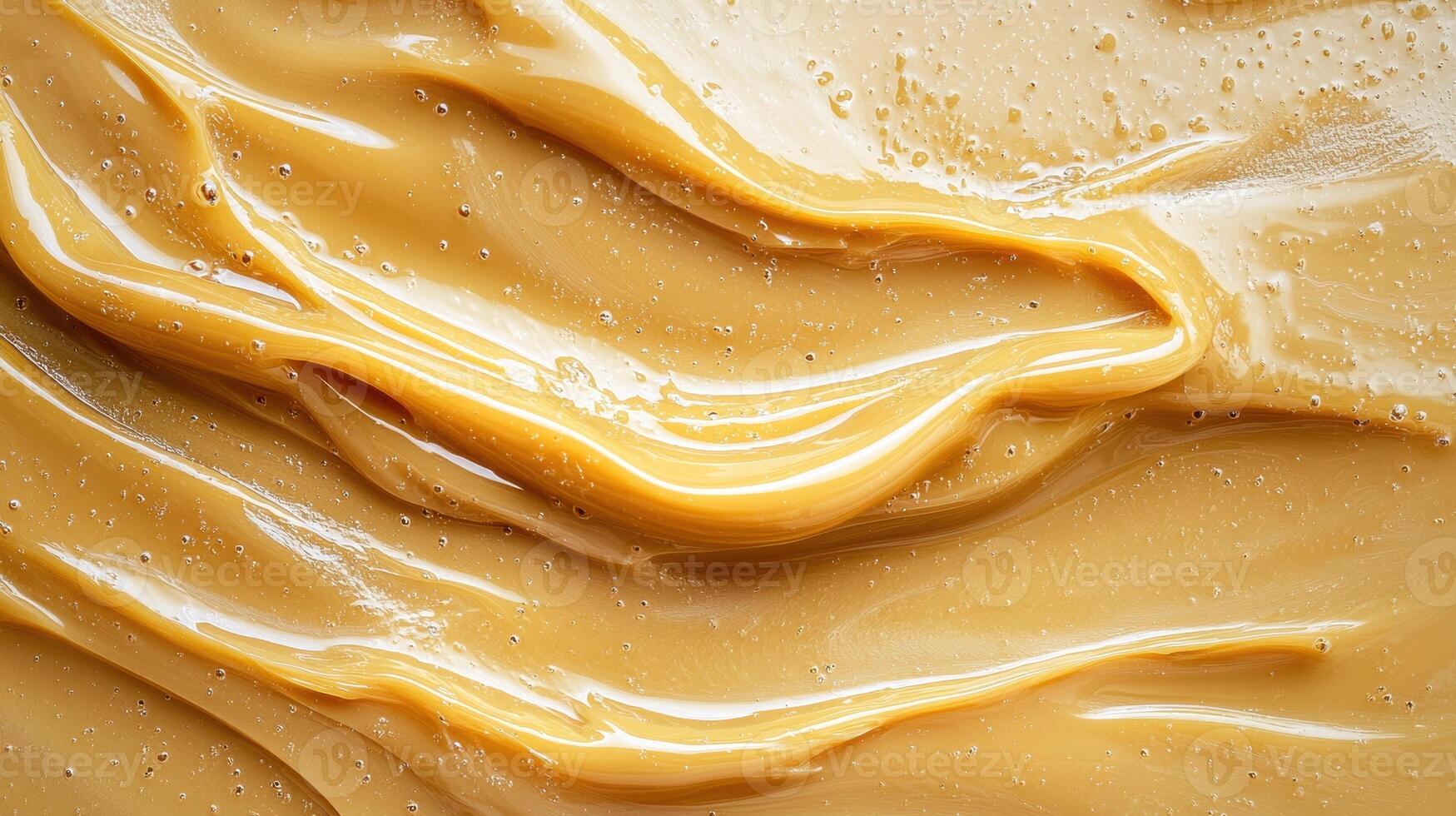 Close up of caramel swirls, delicious sweet treat background photo