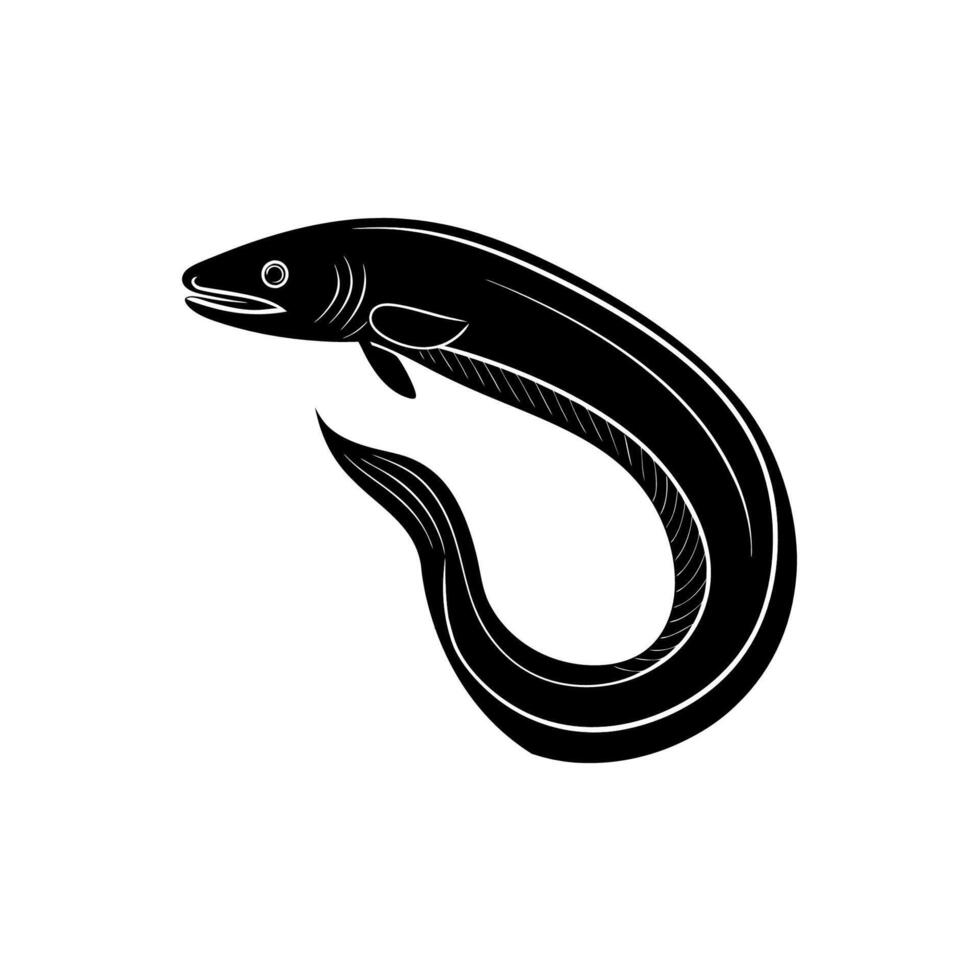 An eel fish vector