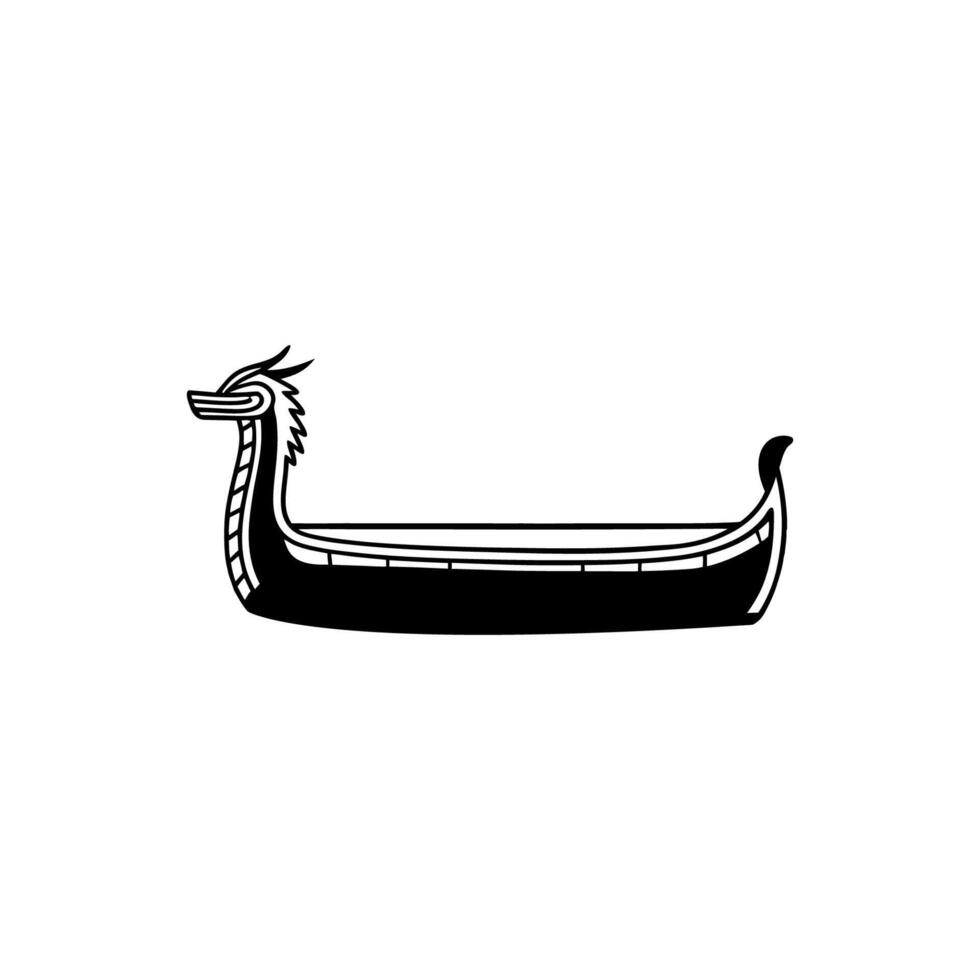 Dragon boat illustration vector