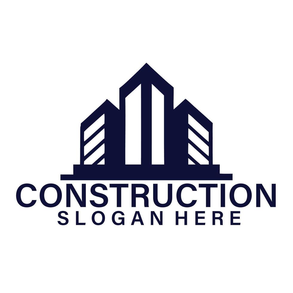 clever realtor, real estate and construction unique new modern business logo vector