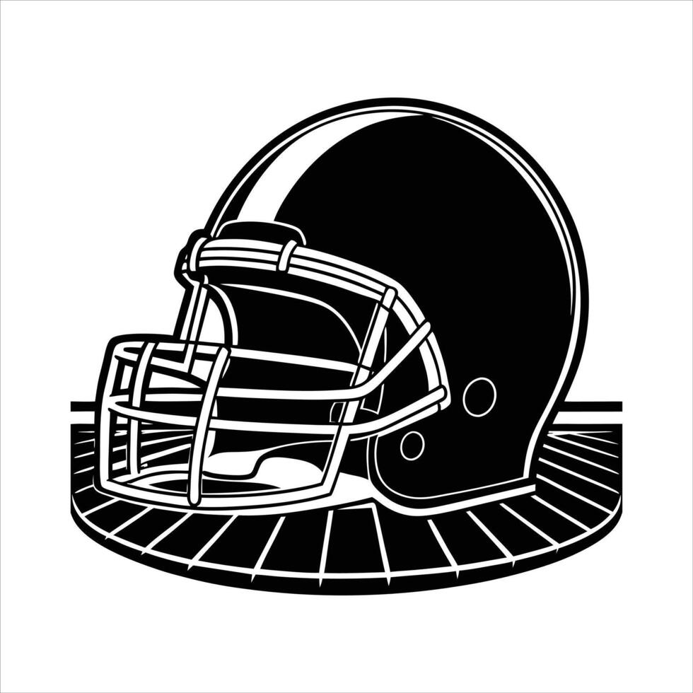 American Football Helmet vector