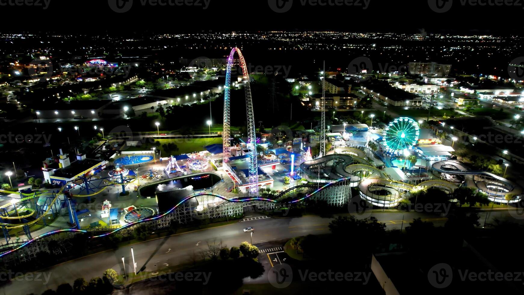 Beauty Night Life Amusement in Orlando Florida United States. photo