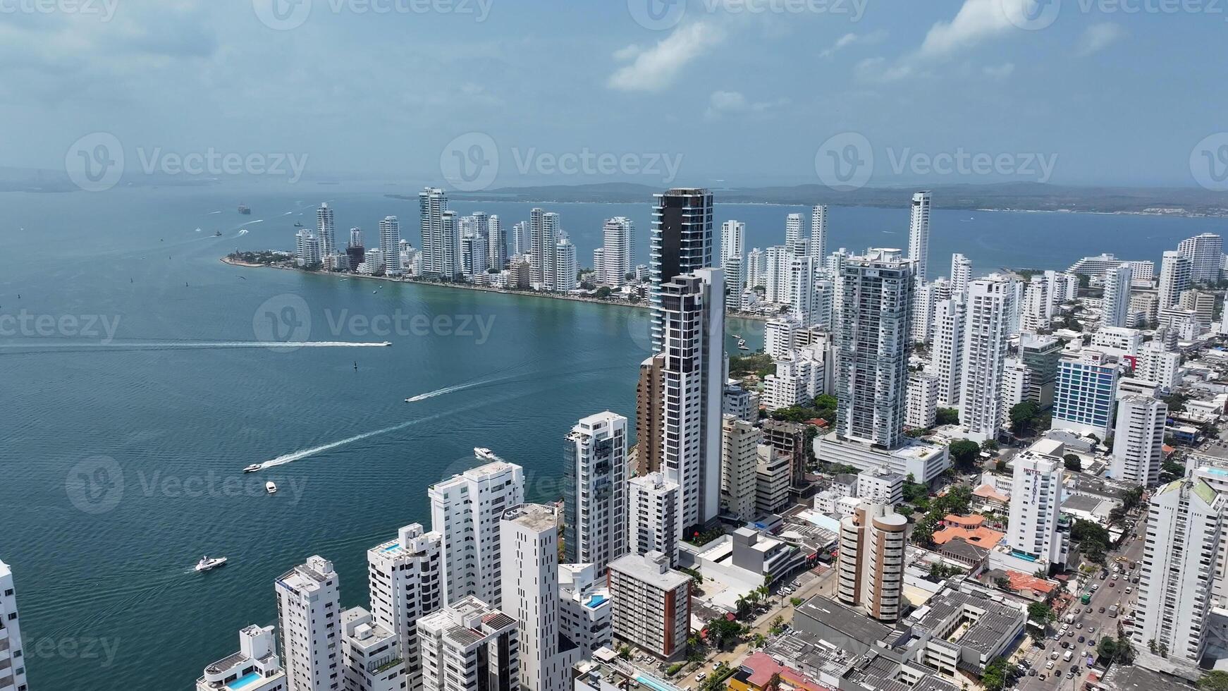 Awe Modern Zone in Cartagena das Indias Bolivar Colombia. photo