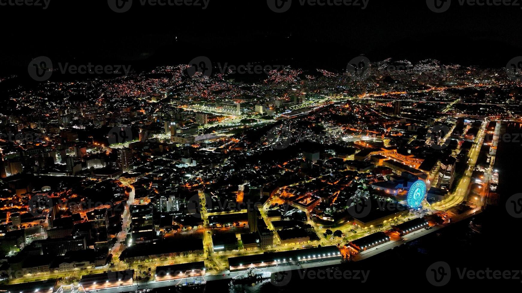 Scenic Panoramic Coast City in Rio de Janeiro Rio de Janeiro Brazil. photo