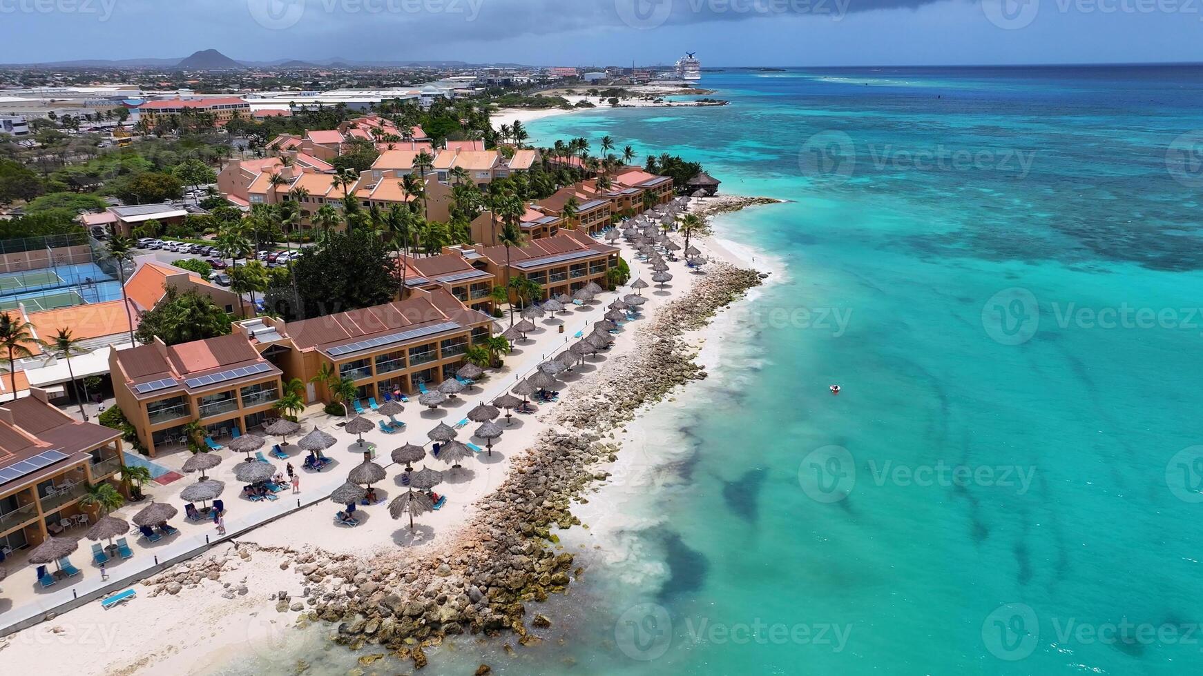 Outdoors Aruba Skyline in Oranjestad Caribbean Netherlands Aruba. photo