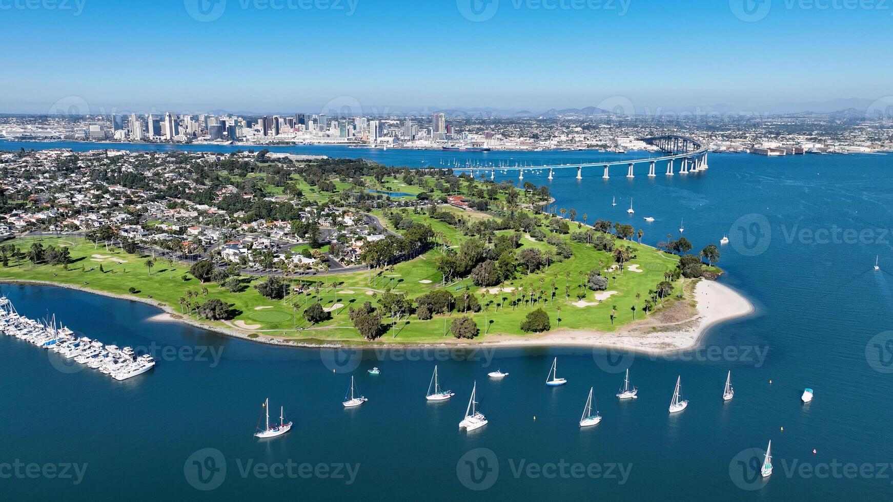 Beauty Glorietta Bay in San Diego California United States. photo