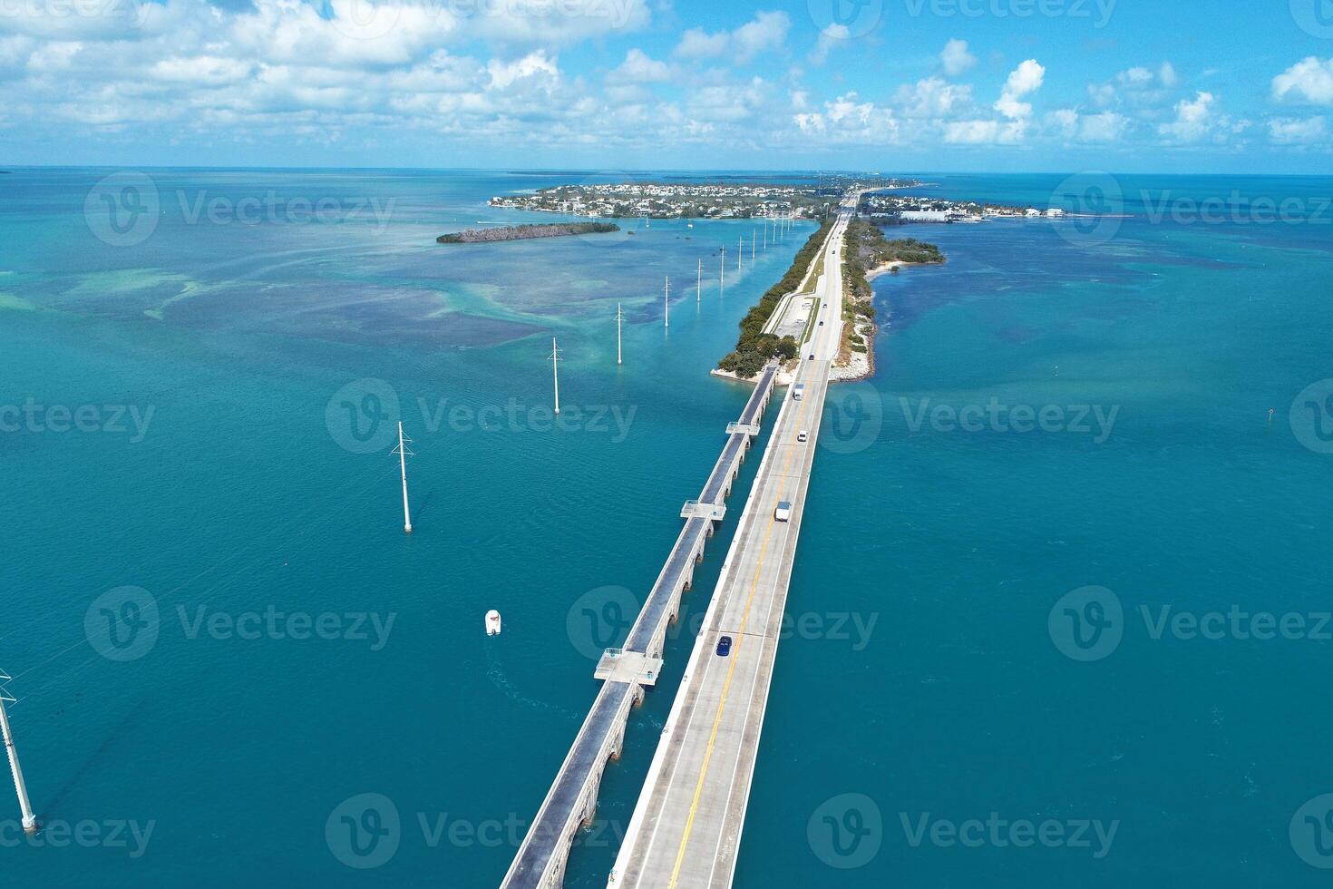 Amazing Florida Keys in Key West Florida in United States. Aerials Archipelago. photo