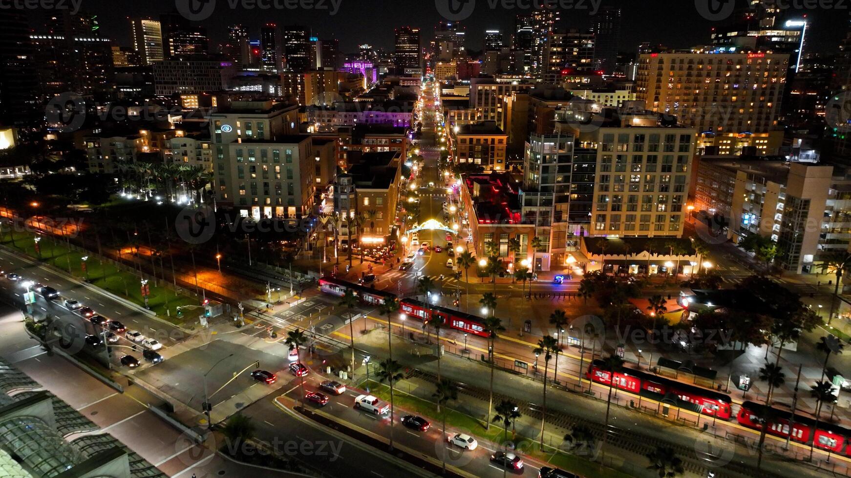 Landmark Gaslamp Quarter in San Diego California United States. photo