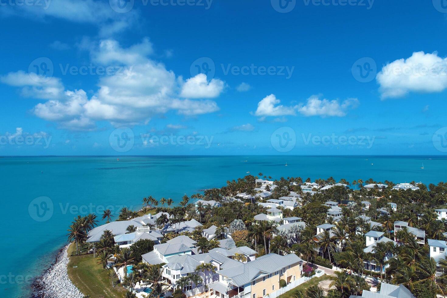 Awesome Key West Skyline at Key West in Florida United States . Vacation Tourism. photo