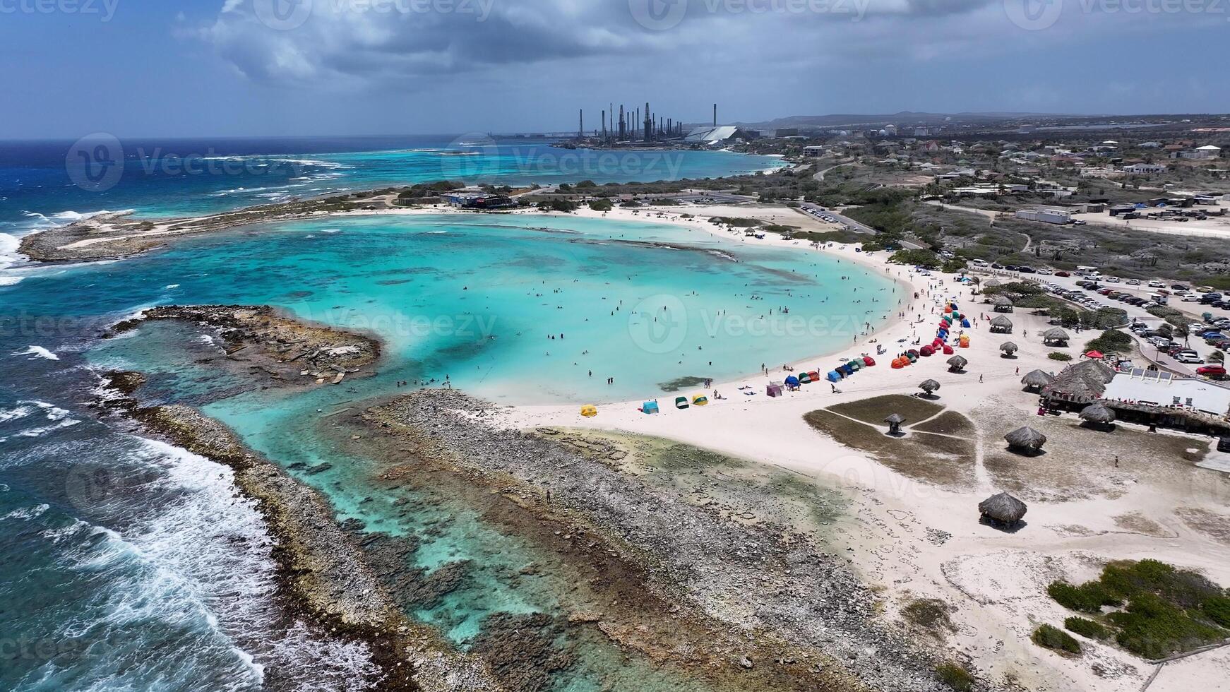 Awesome Baby Beach at San Nicolas Oranjestad Aruba. Stunning Aquatic. photo
