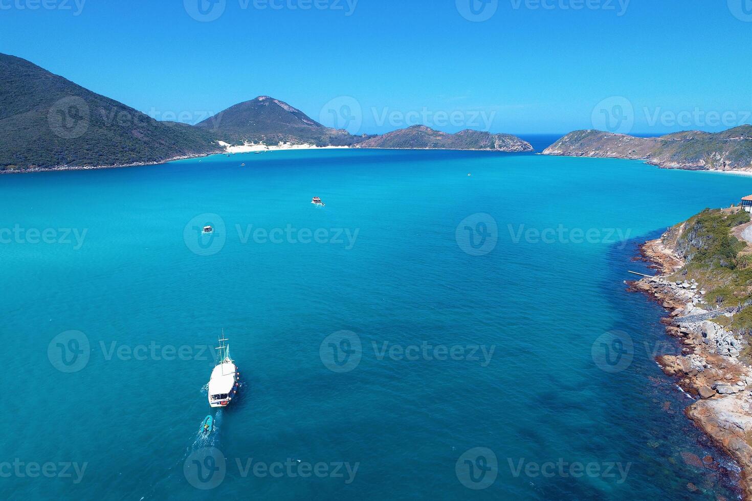 Scenic Scenic Beach in Arraial do Cabo Rio de Janeiro Brazil. photo