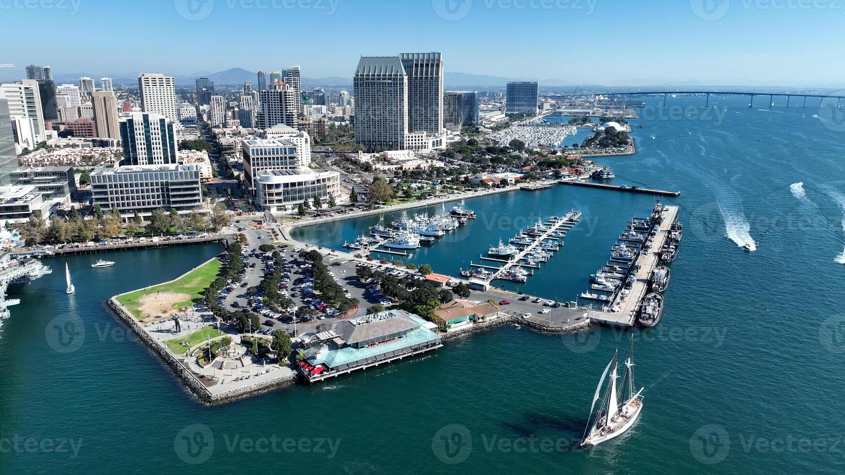 Exterior Tuna Harbor in San Diego California United States. photo