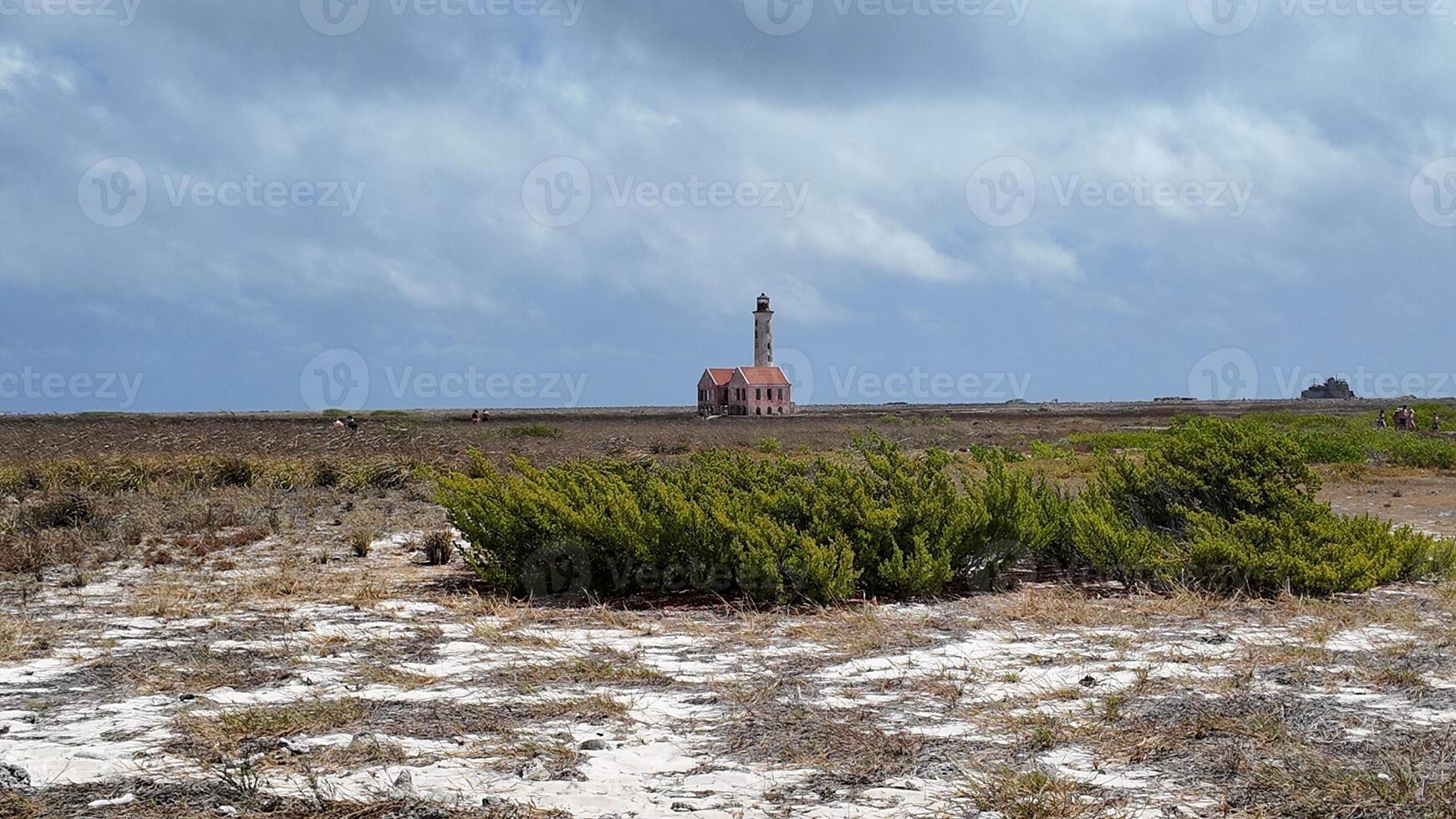 Aerial View of Klein Curacao in Willemstad Netherlands Curacao. photo