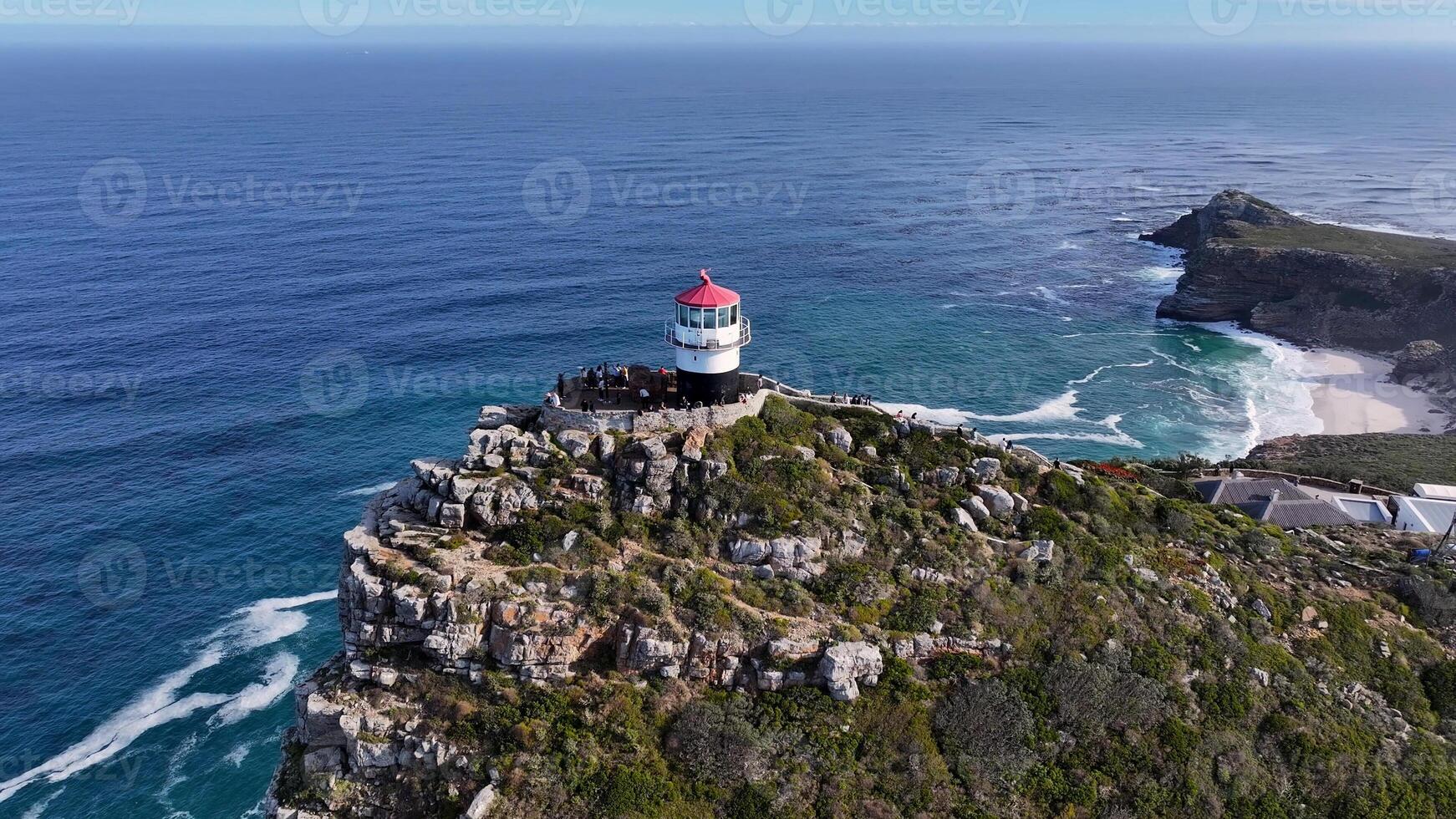 Incredible Cape Point Lighthouse in Cape Town Western Cape South Africa. photo
