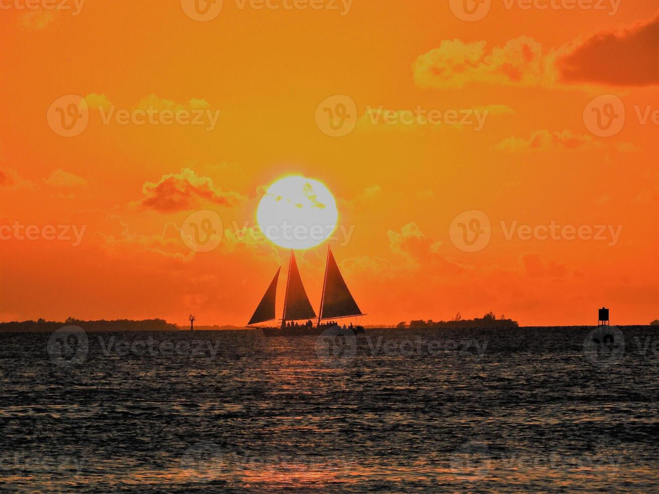 Incredible Awesome Beach in Key West Florida United States. photo