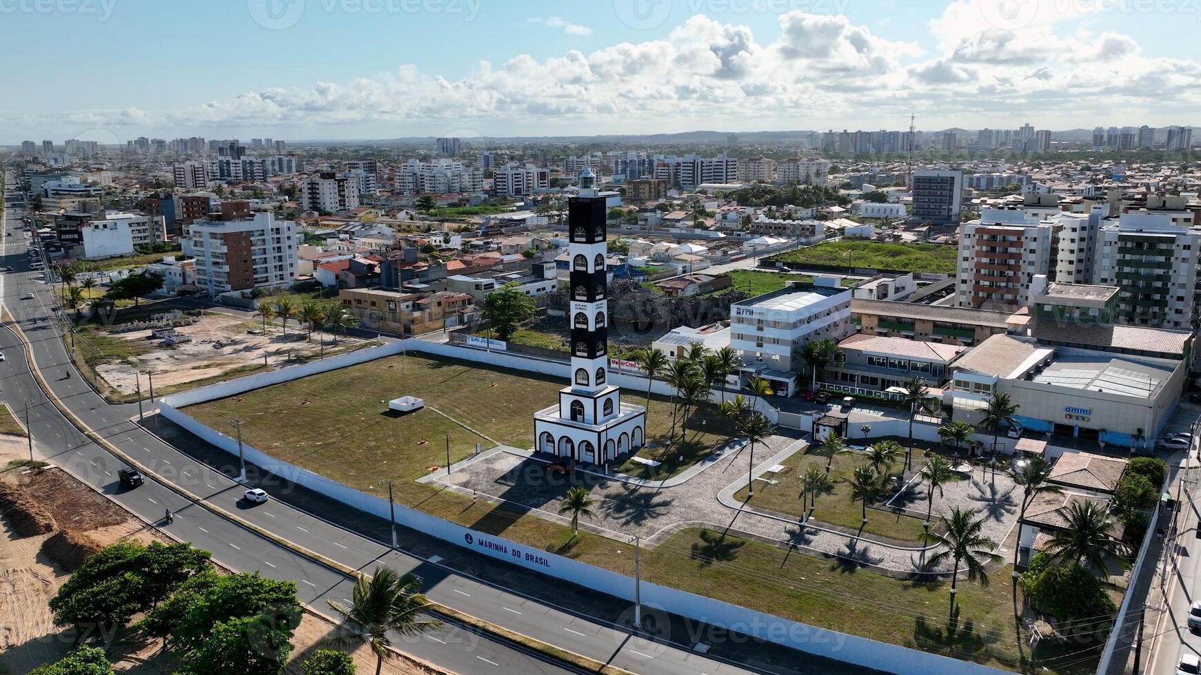 Exterior Atalaia Light House in Aracaju Sergipe Brazil. photo