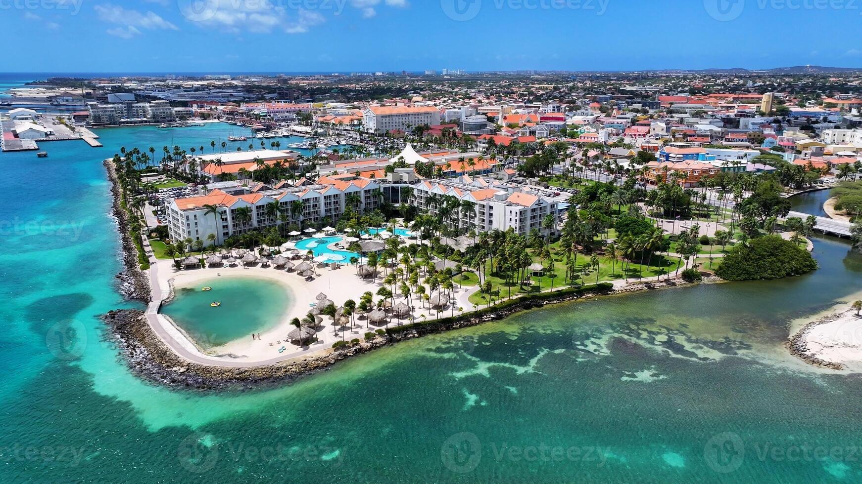 Landmark Beachfront Resort in Oranjestad Caribbean Netherlands Aruba. photo