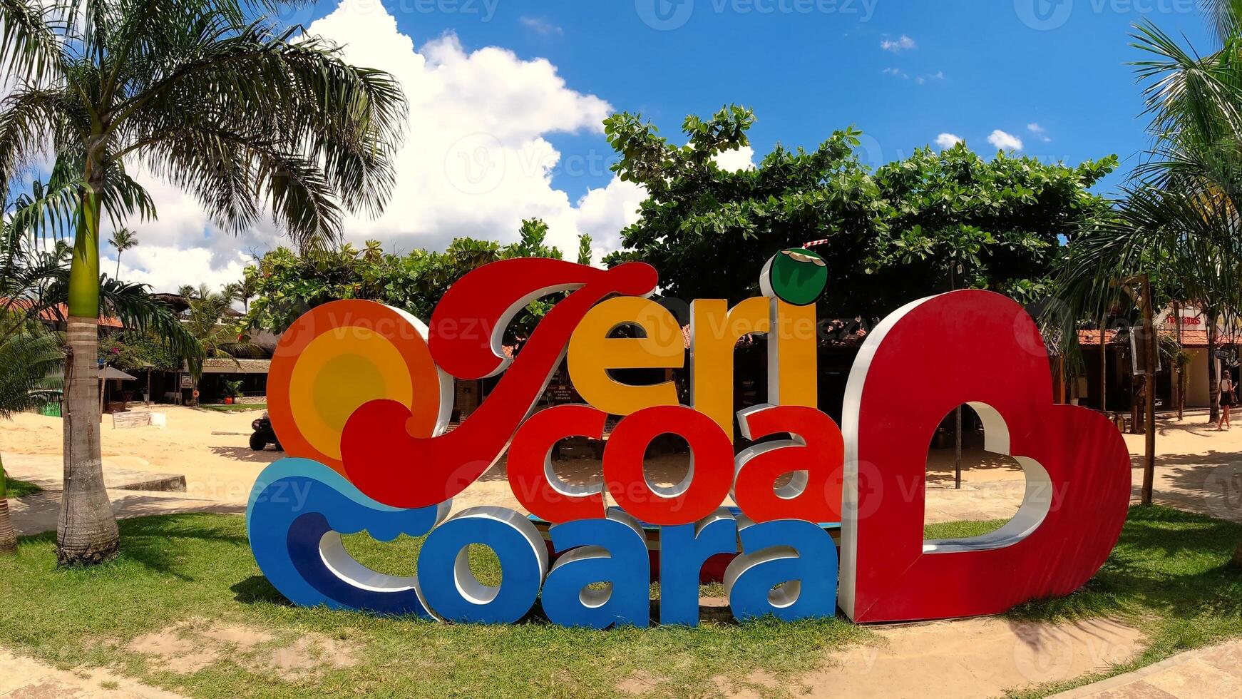 Outdoor Epic Beach at Jericoacoara Ceara Brazil.. Lagoons Vacation. photo