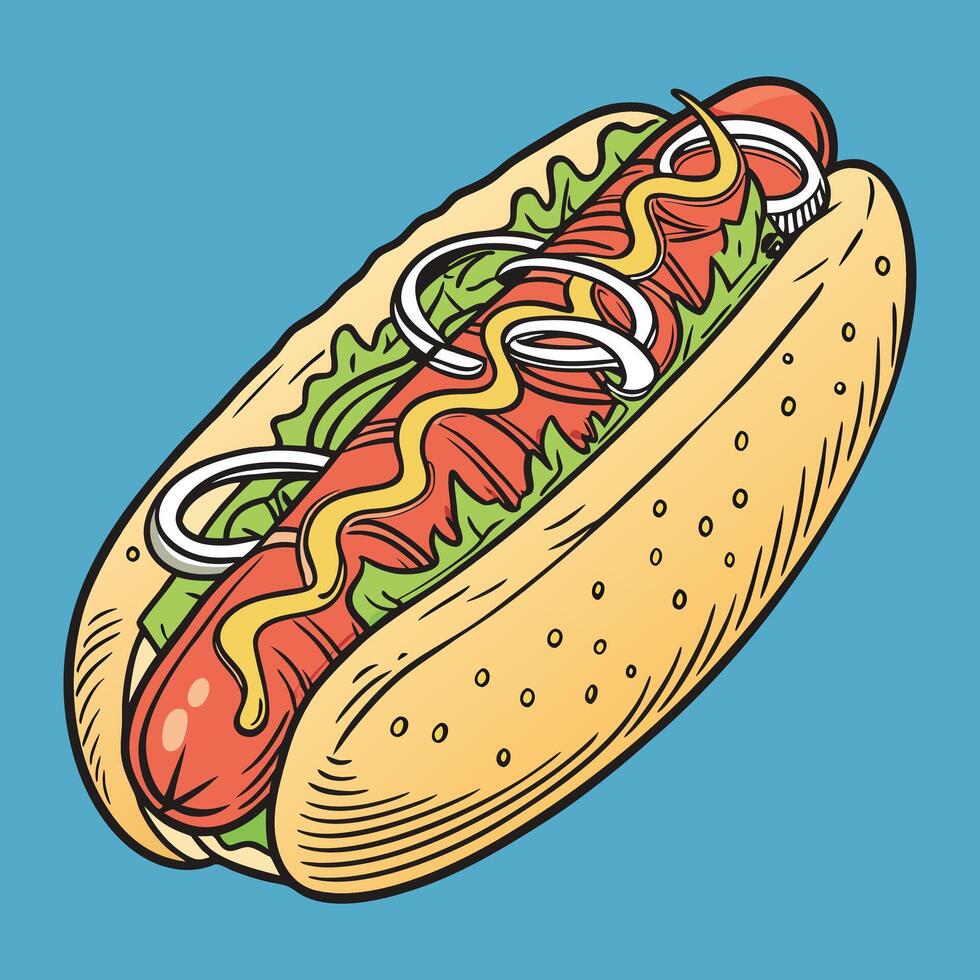 Double Cheese Burger vector