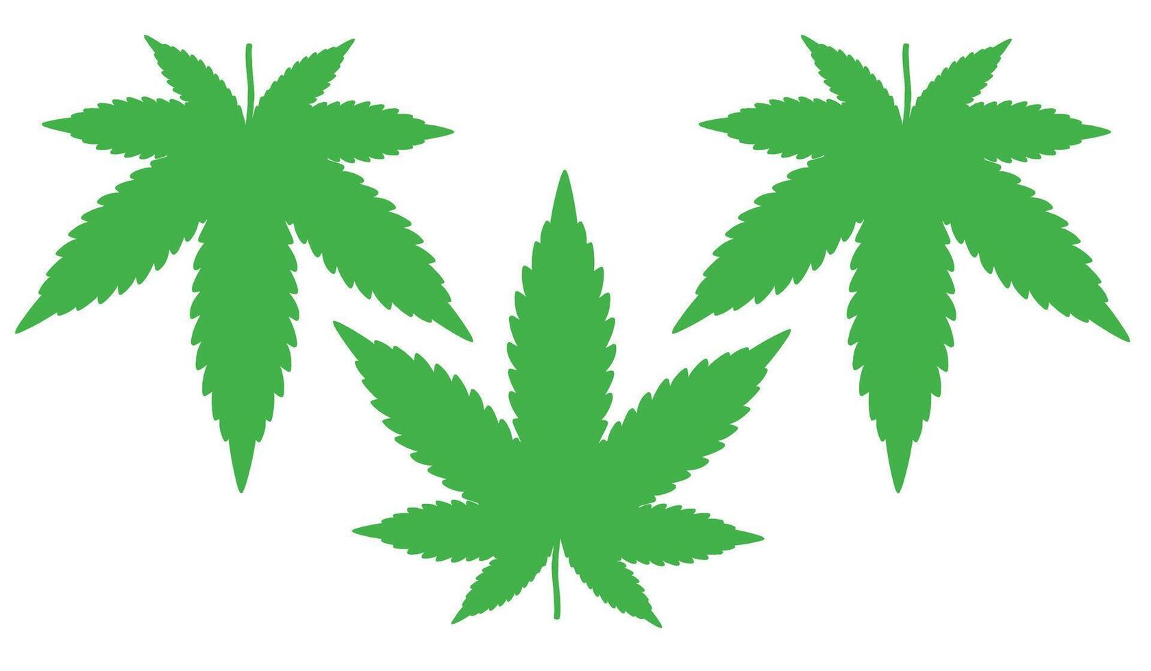illustration cannabis vectors