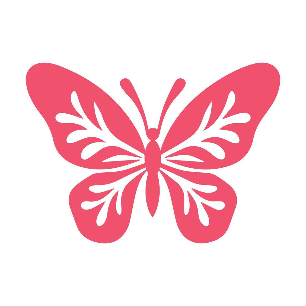 Abstract Butterfly Icon or Logo Design Template vector