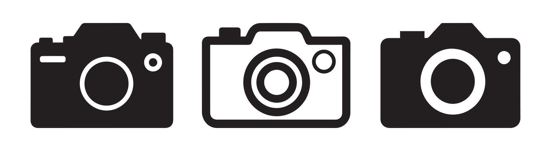 Abstract Photography Camera Icon or Logo Design Template vector