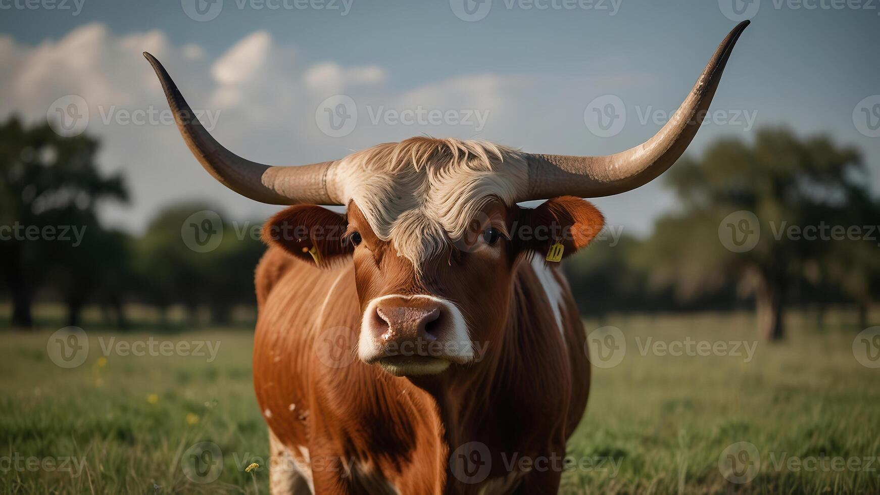 Texas Longhorn Cow photo
