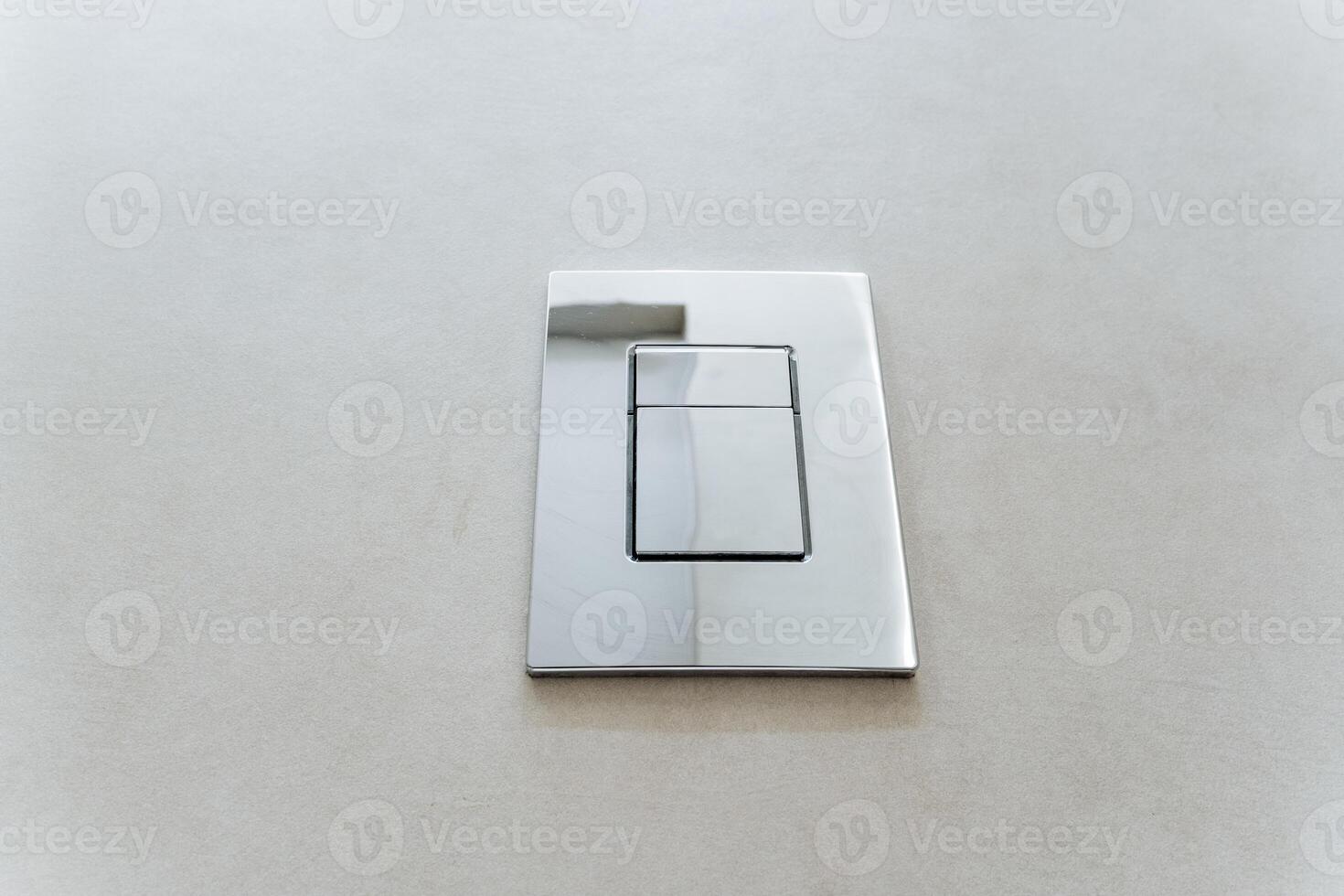 A detailed closeup of a wooden light switch on a wall, highlights its unique label font, craftsmanship, and intricate design, demonstrating quality and attention to detail photo