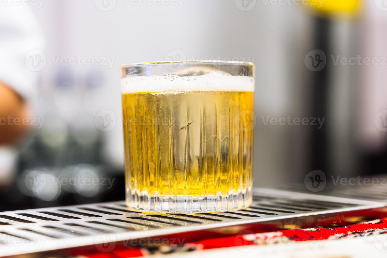 Exploring the art of cocktail preparation during an evening tasting event photo