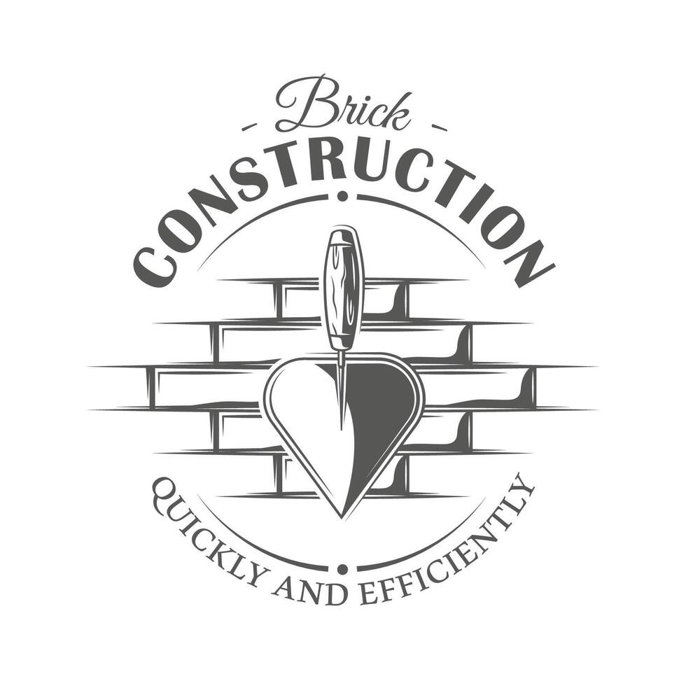 Construction label isolated on white vector