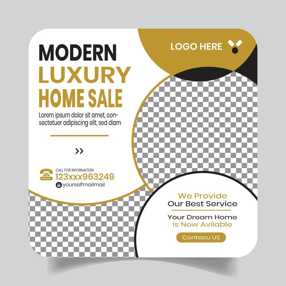 Property Selling Social Media Post Design Banner vector