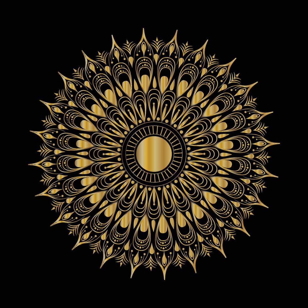 Luxury Mandala decorative ethnic element background vector