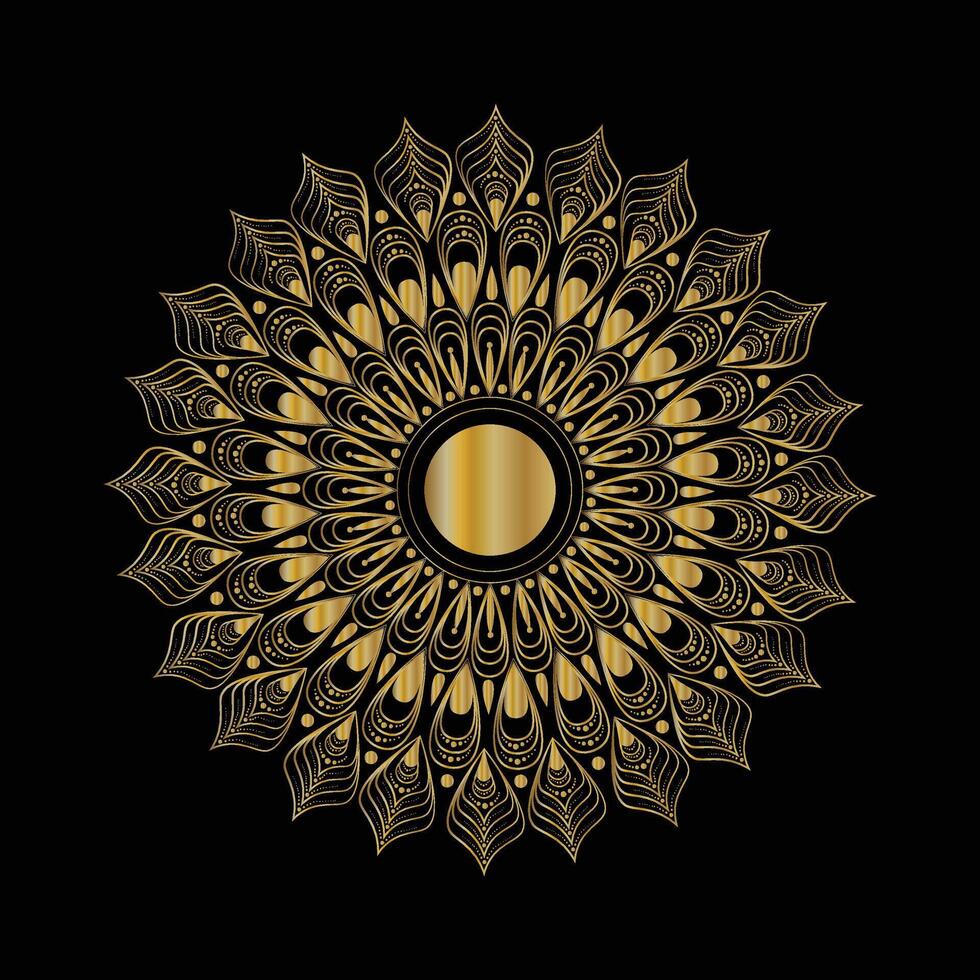 Elegant mandala design background vector