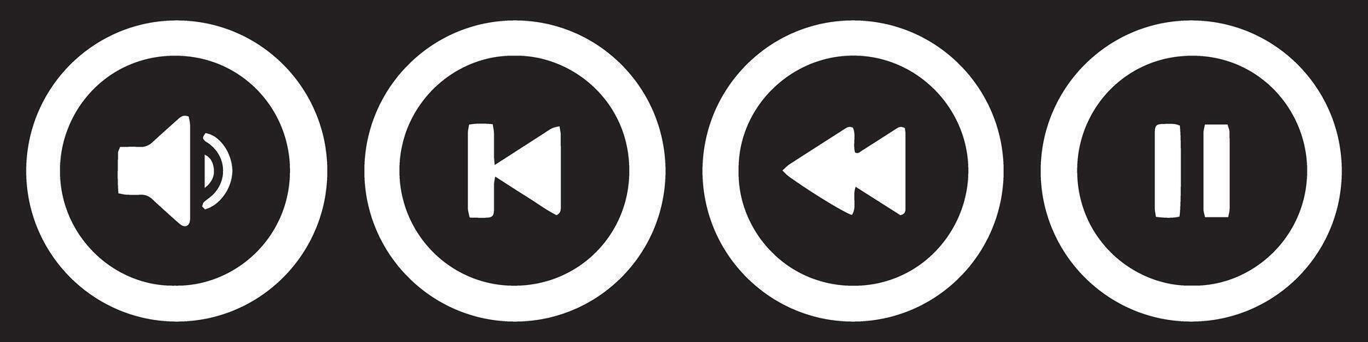 Play icon. Protecting and initiating digital experiences. Illustration EPS 10 vector