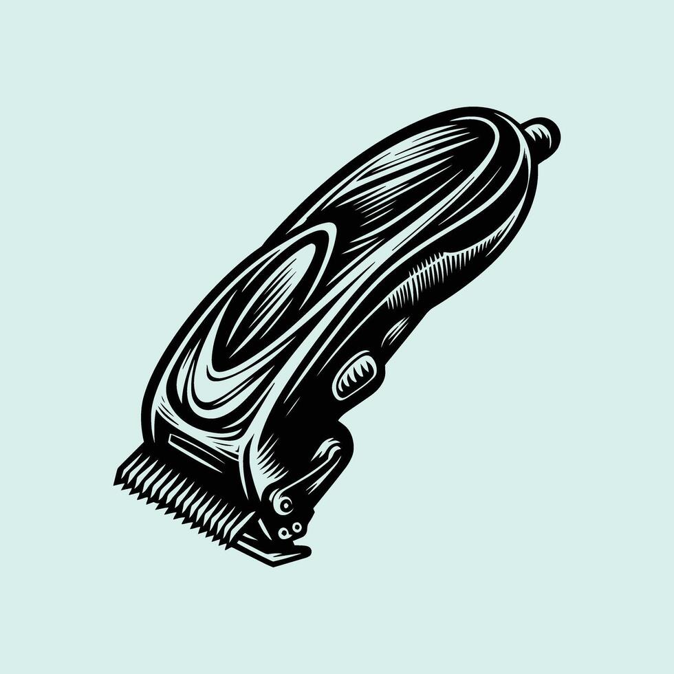 Electrical trimmer icon sketch isolated white background vector