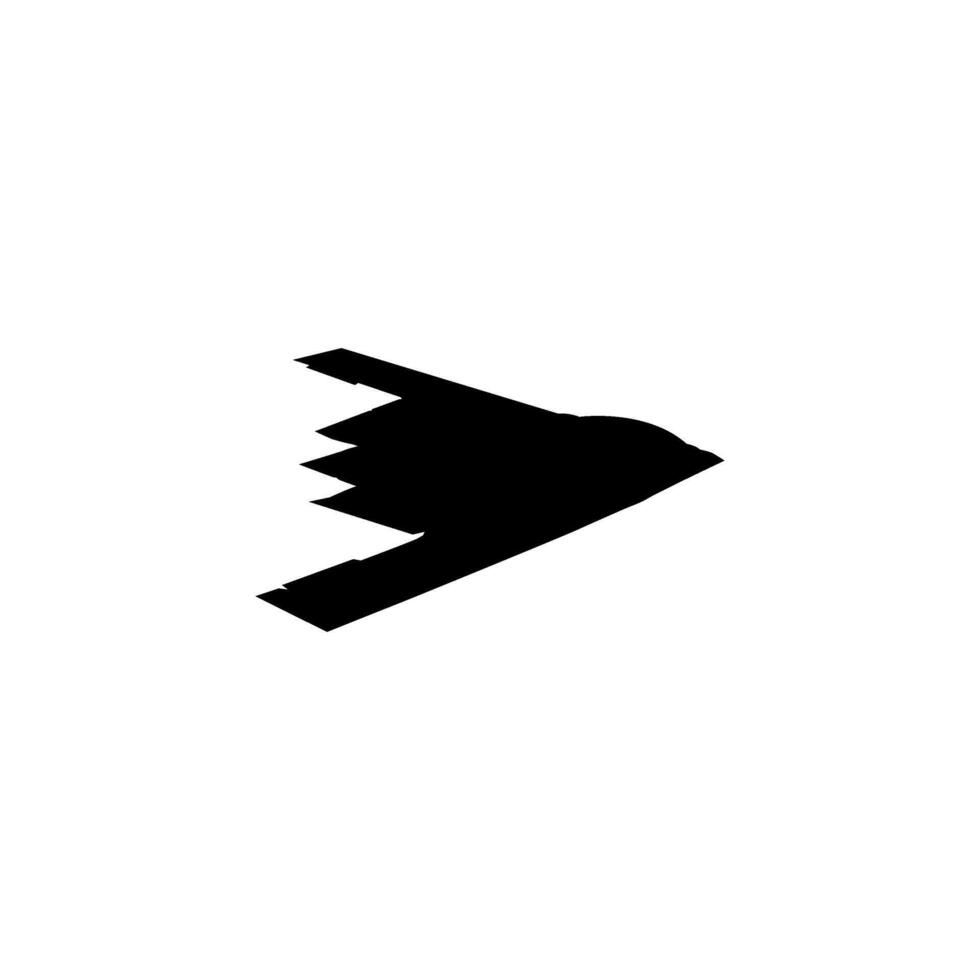 Silhouette of the Jet Fighter, Fighter Aircraft, are military aircraft designed primarily for air-to-air combat. BW vector