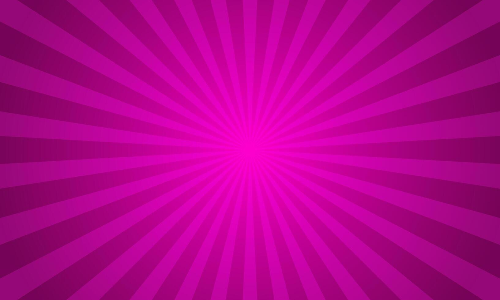 Pink radial burst background with glow vector