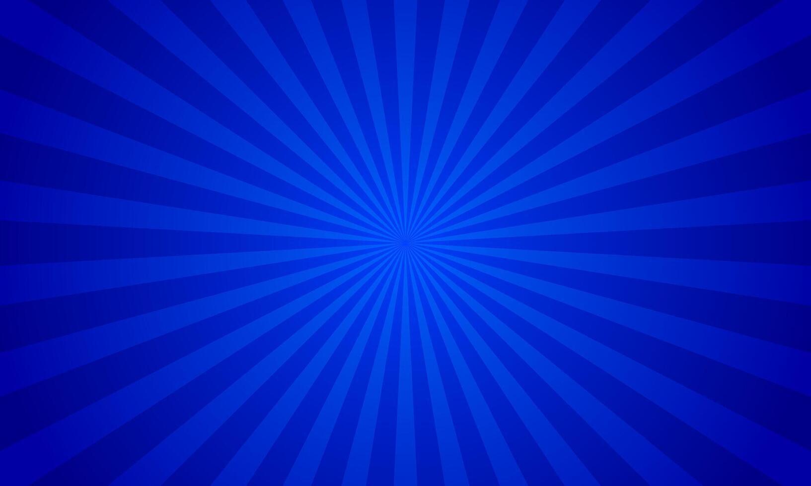 Blue radial burst background design vector