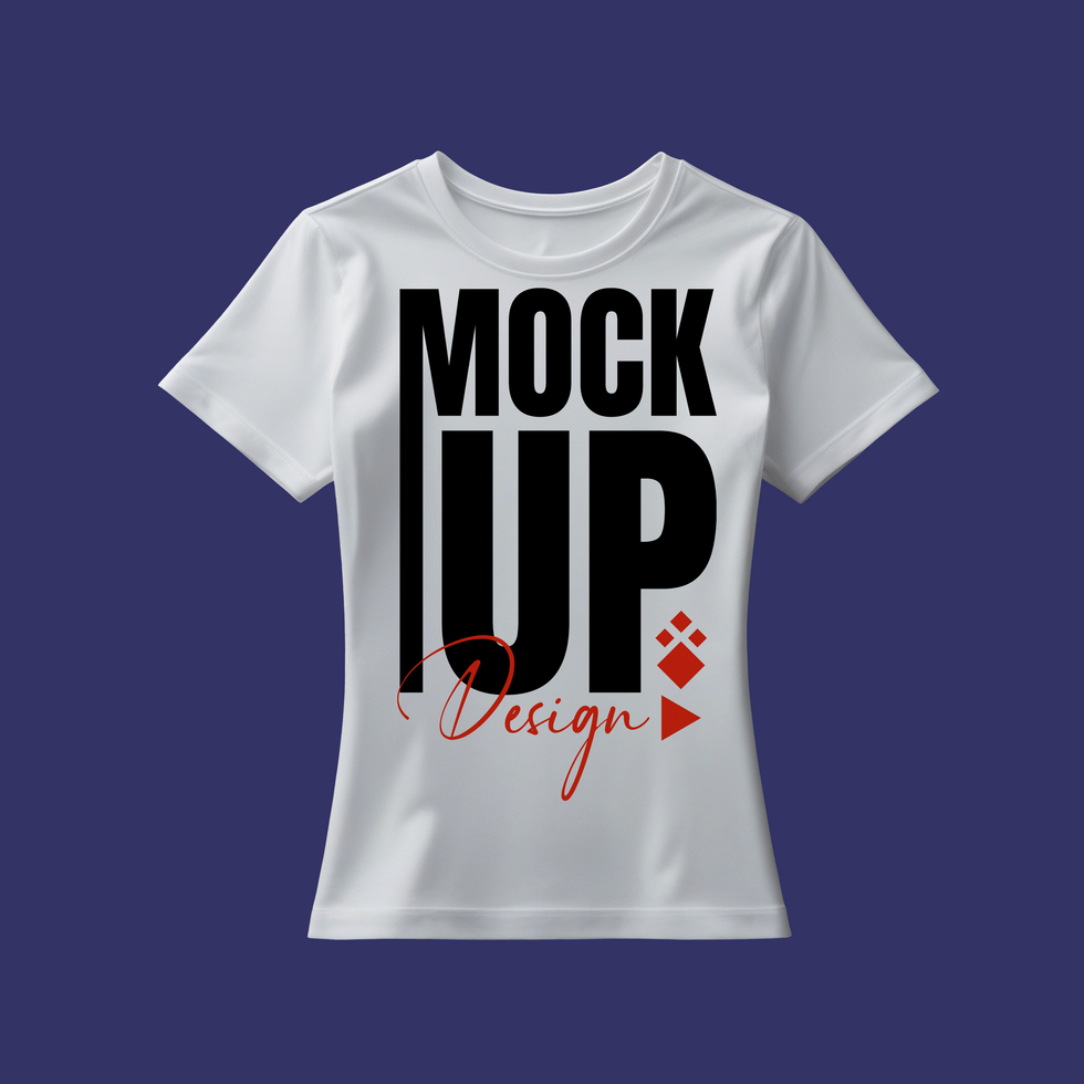 T shirt mockup template design featuring white eye catching t shirt design template for apparel mockup psd