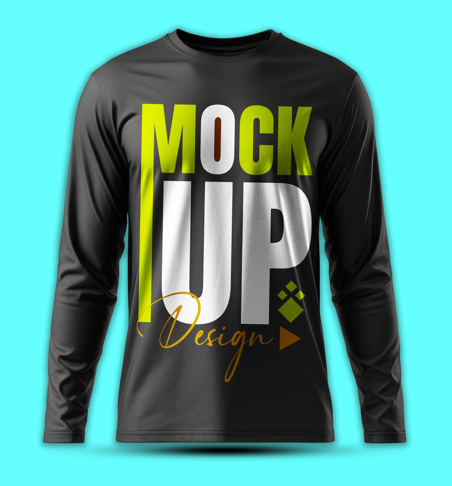 Detailed black tshirt mockup template for advertising apparel t shirt mockup and clothing design psd