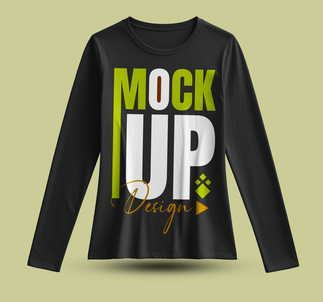 High quality black tshirt mockup ideal for advertising and t shirt clothing mockup use psd