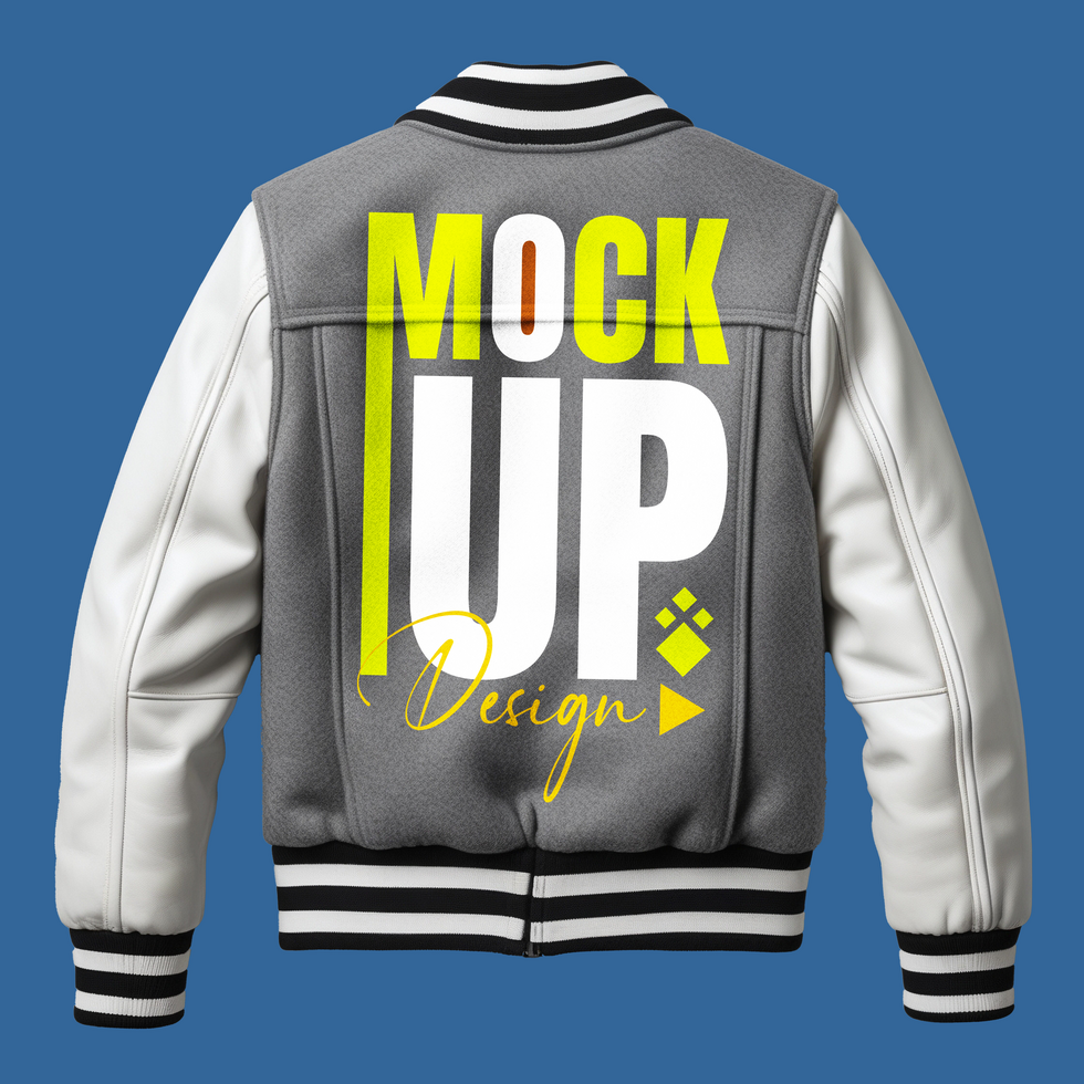 Trendy jumper and jacket mockup template for hooded shirts and sportswear apparel psd