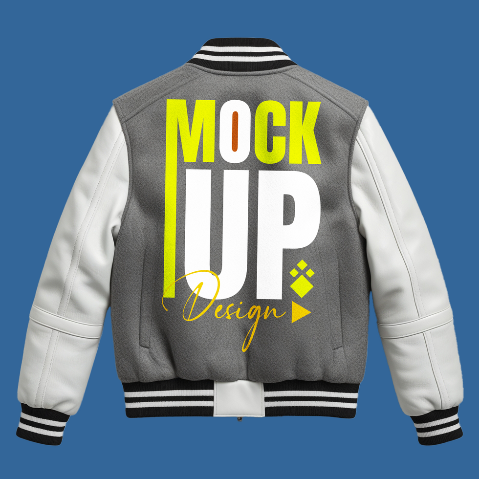 Versatile jumper and jacket mockup template for hooded shirts and suede jackets display psd