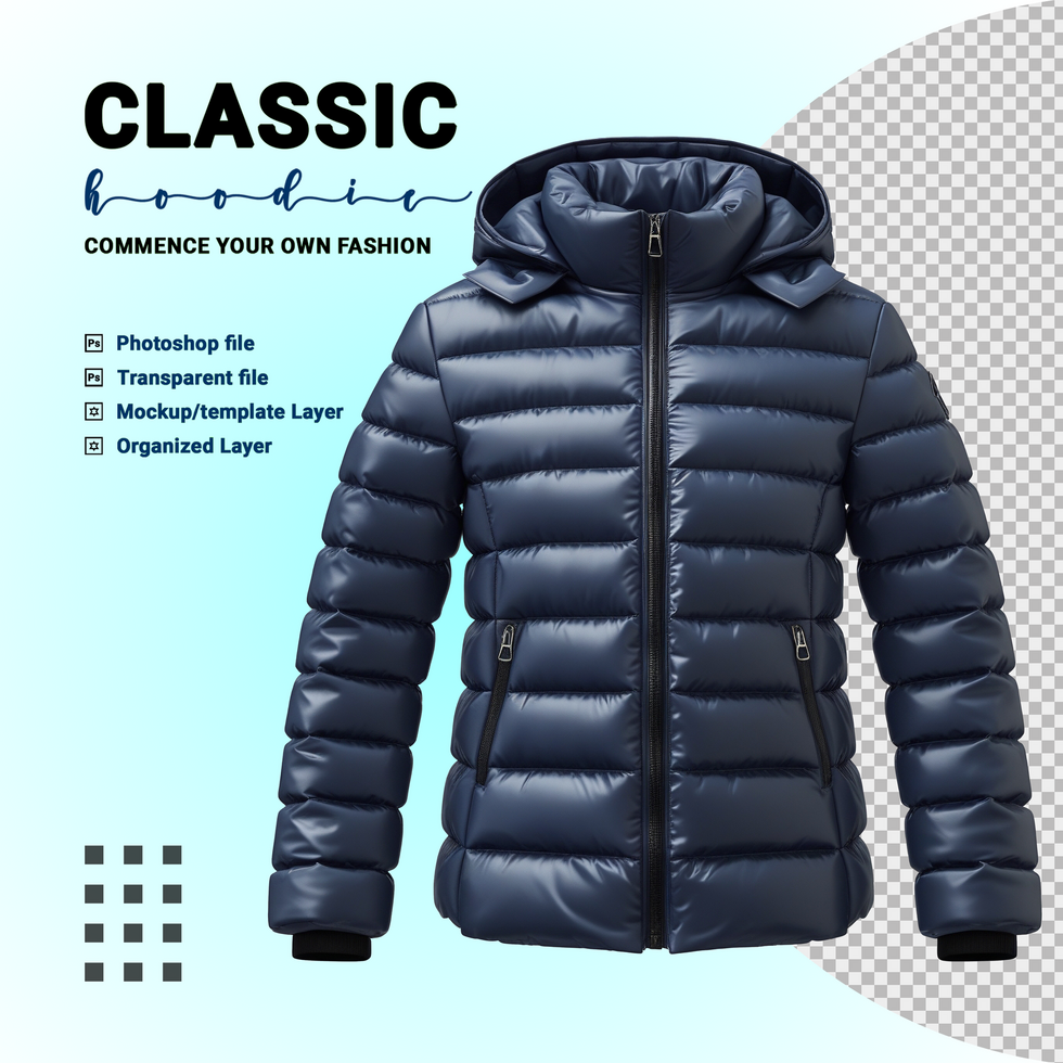 Varsity jacket and jumper mockup template ideal for showcasing trendy outerwear designs psd